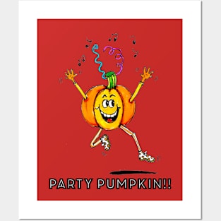 Party Pumpkin - Halloween Posters and Art